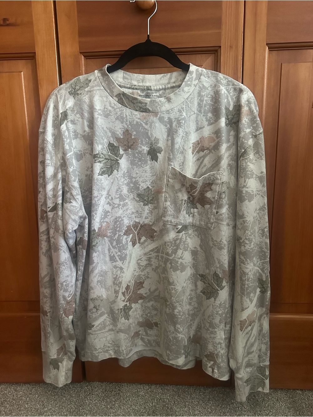 Abercrombie Heavyweight Camo Long-Sleeve